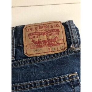 Levi's 559 Jeans Men's 38x32 Blue Denim Relaxed Straight Leg